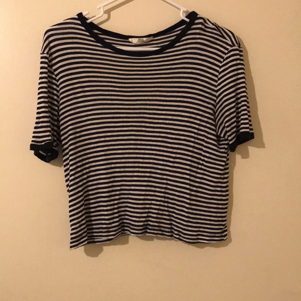 Striped crop top